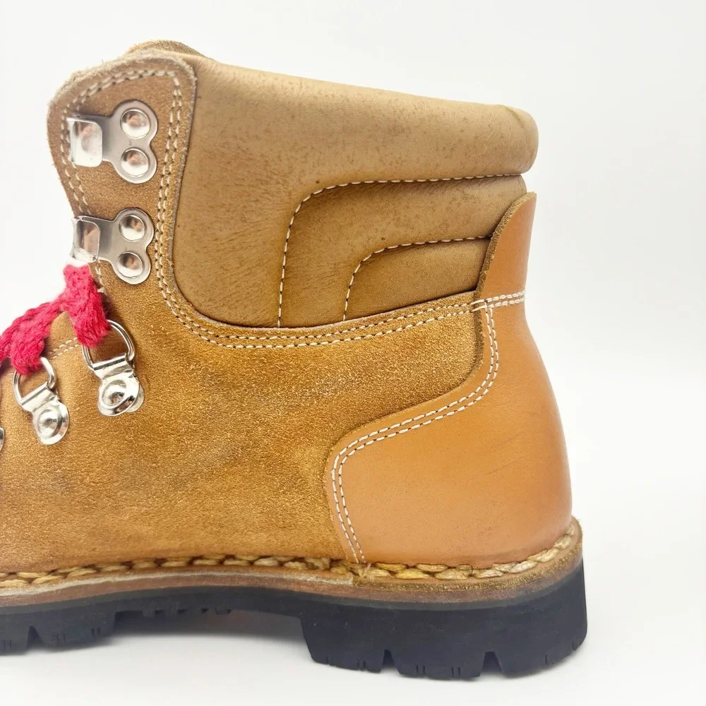 Kinney Shoes Vintage Colorado Brown Suede Italian Hiking Boots Size 5